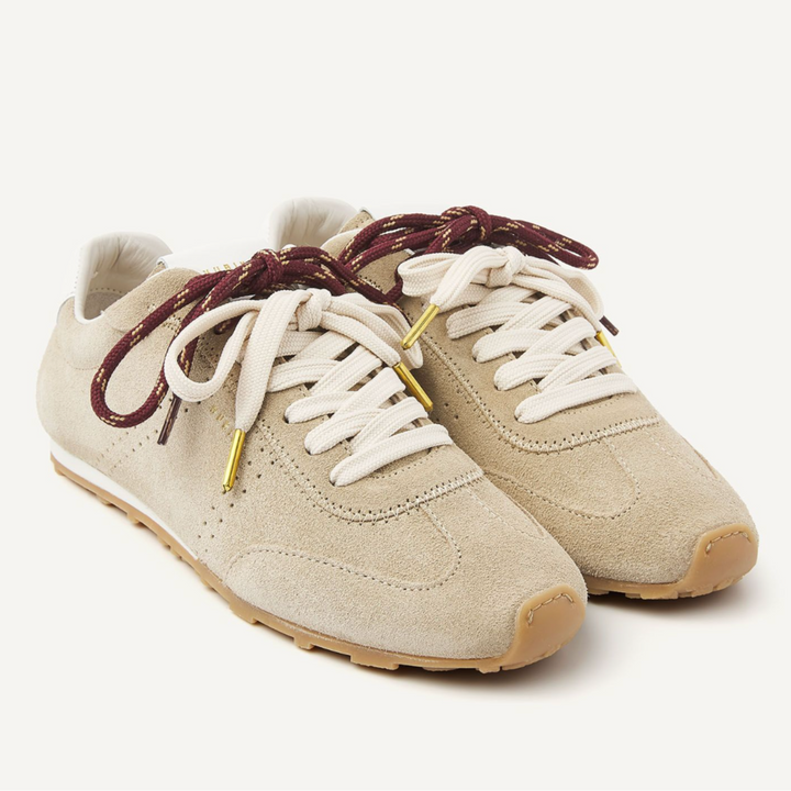 Nubikk Sneaker in Beige Wildleder