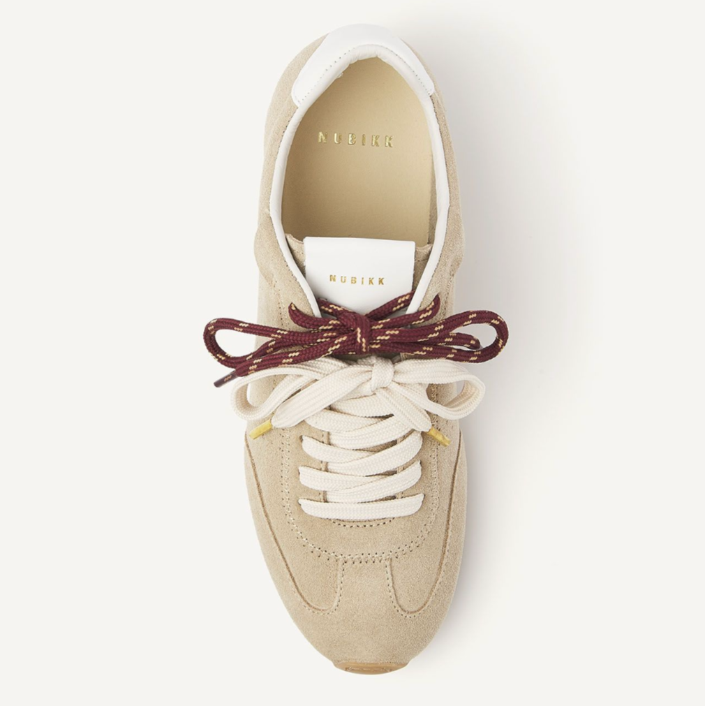 Nubikk Sneaker in Beige Wildleder