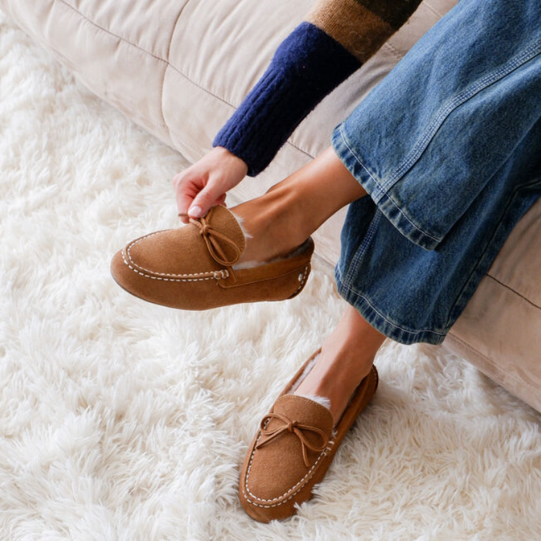 EMU Australia Mokassin Slipper mit Fellfutter