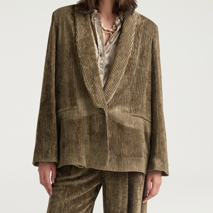 Momonì Kordblazer in Khaki