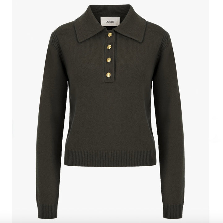 Ladneri Strickpolo in Khaki