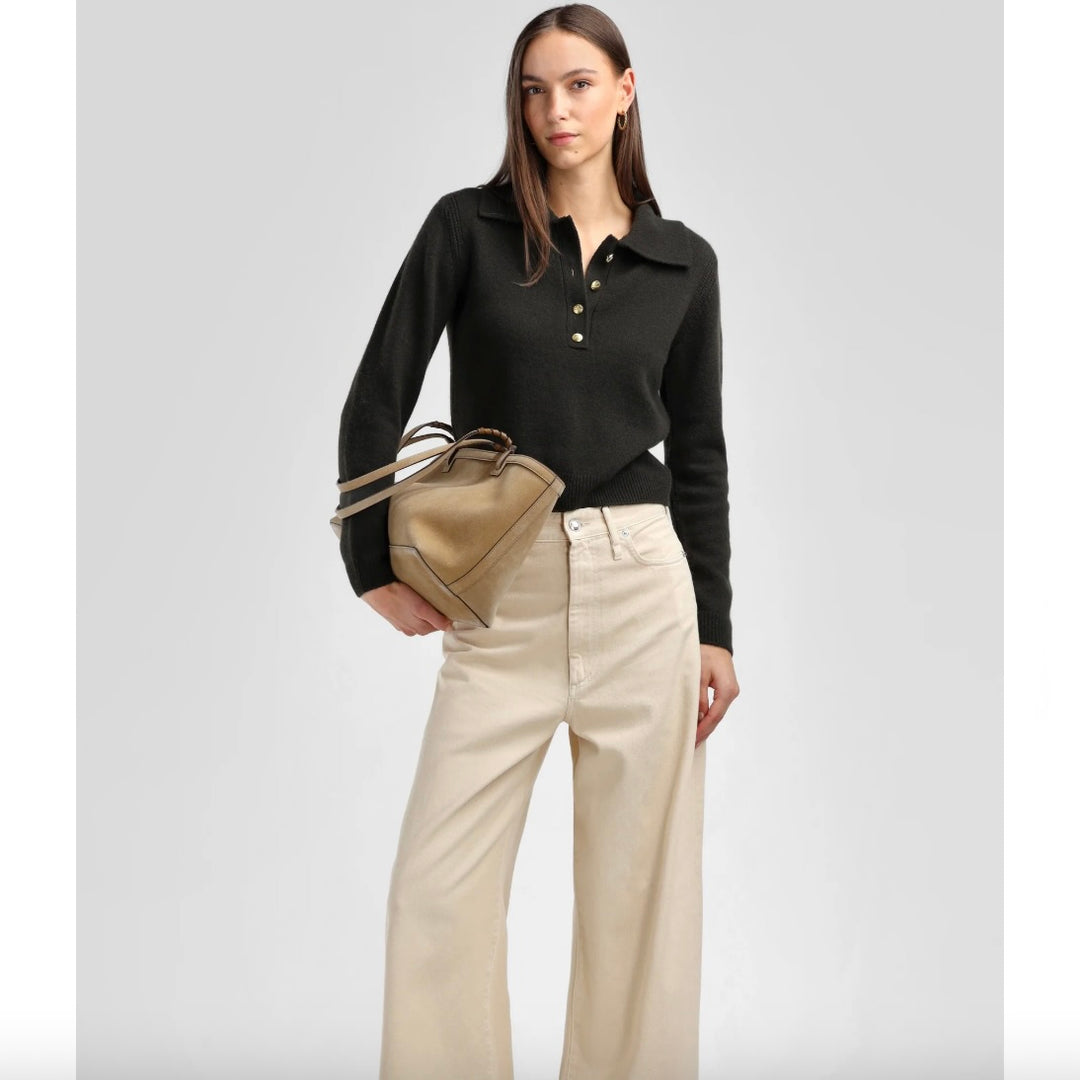 Ladneri Strickpolo in Khaki