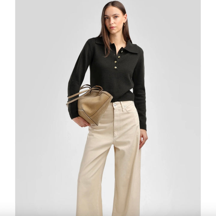 Ladneri Strickpolo in Khaki