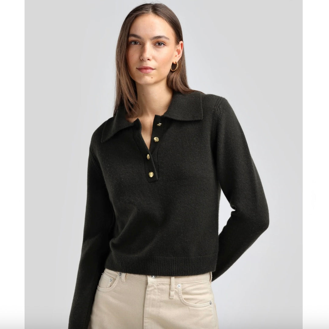 Ladneri Strickpolo in Khaki