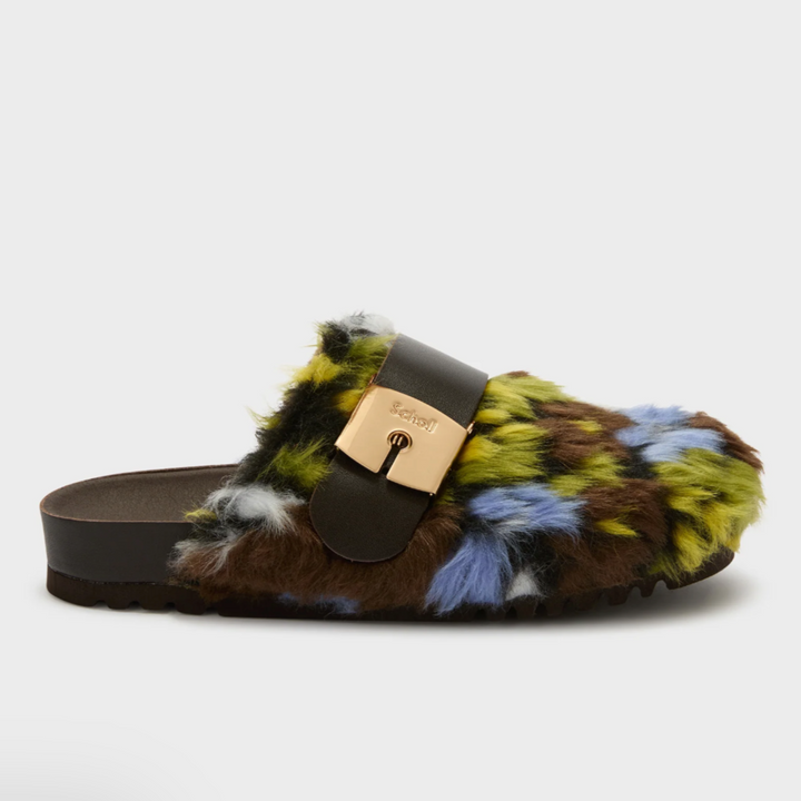 Scholl Fell-Mules Mehrfarbig