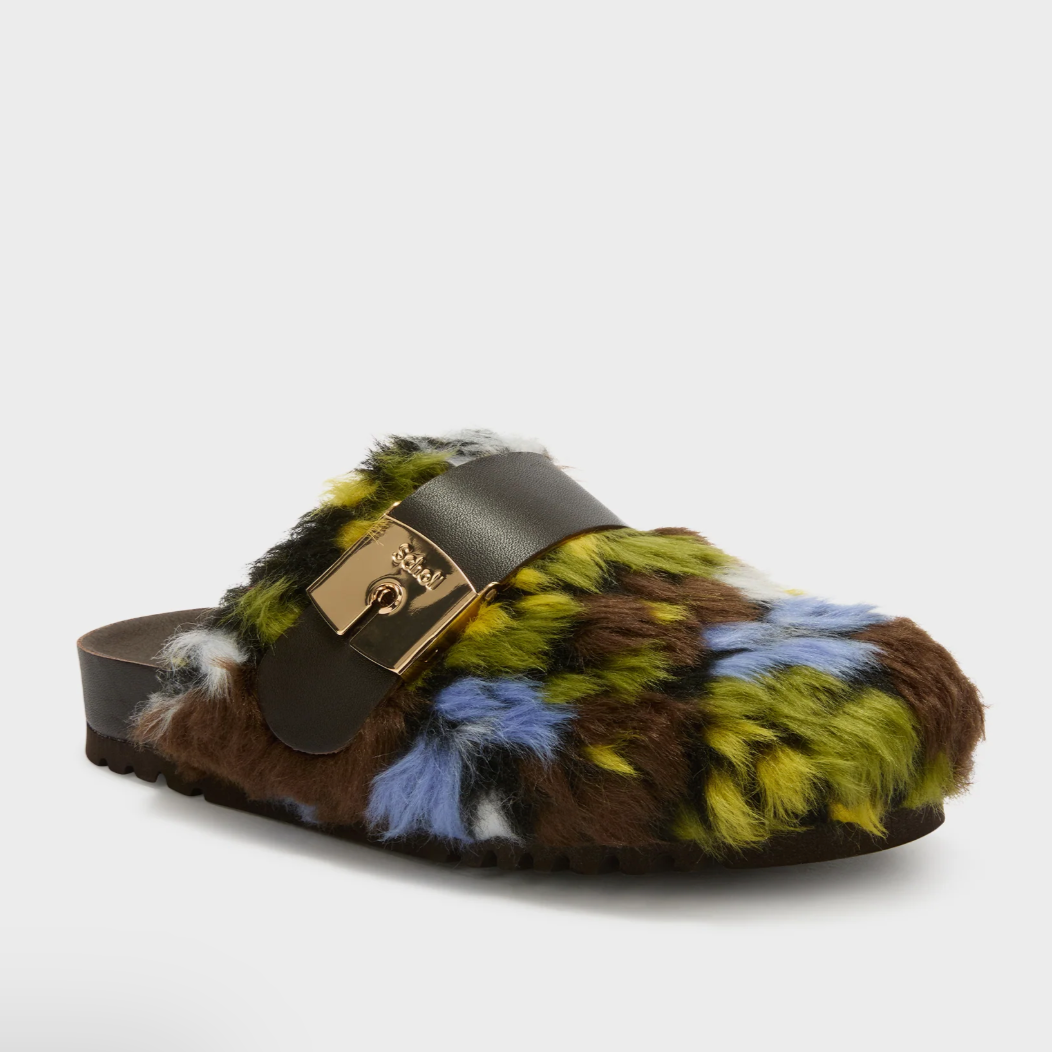 Scholl Fell-Mules Mehrfarbig