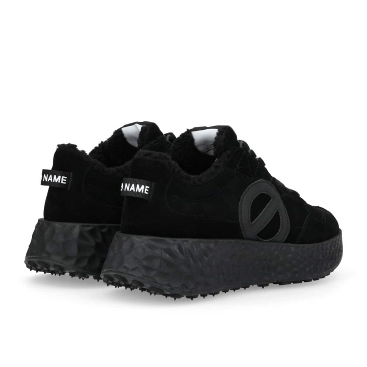 No Name Sneaker in Wildleder, Gefüttert in Schwarz