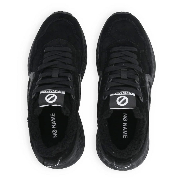 No Name Sneaker in Wildleder, Gefüttert in Schwarz