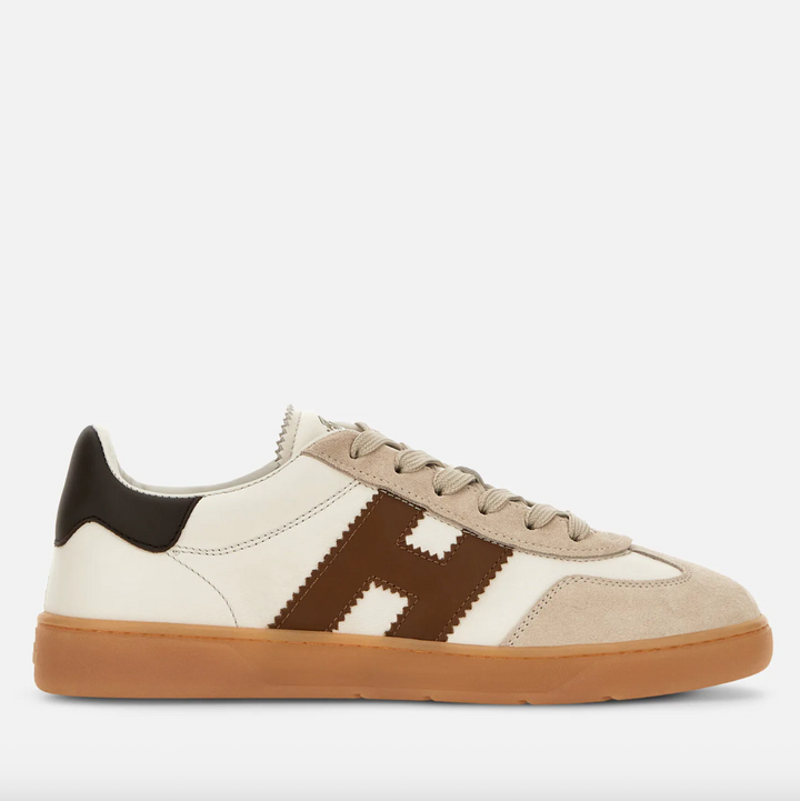 Hogan Sneaker Cool in Elfenbein Beige Braun