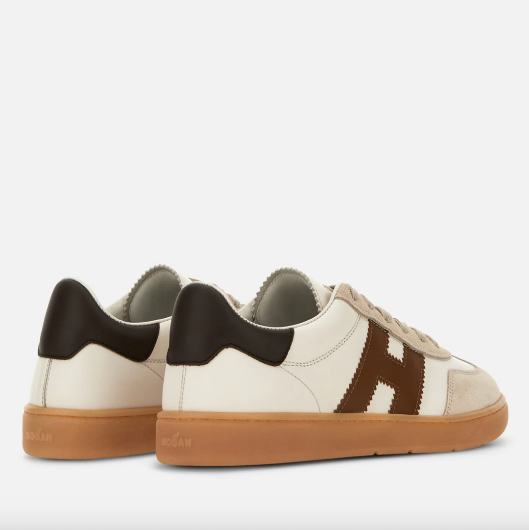 Hogan Sneaker Cool in Elfenbein Beige Braun
