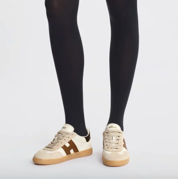 Hogan Sneaker Cool in Elfenbein Beige Braun