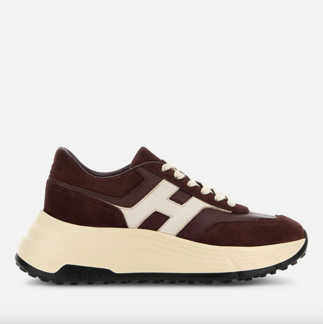 Hogan Sneaker Hi-Fi in Bordeaux