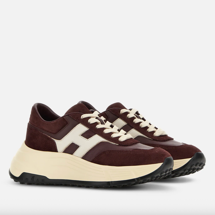 Hogan Sneaker Hi-Fi in Bordeaux