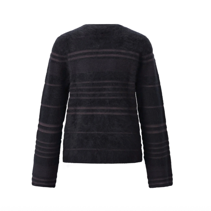 Sminfinity Flauschiger Pullover mit Rundhalsausschnitt aus Kaschmir
