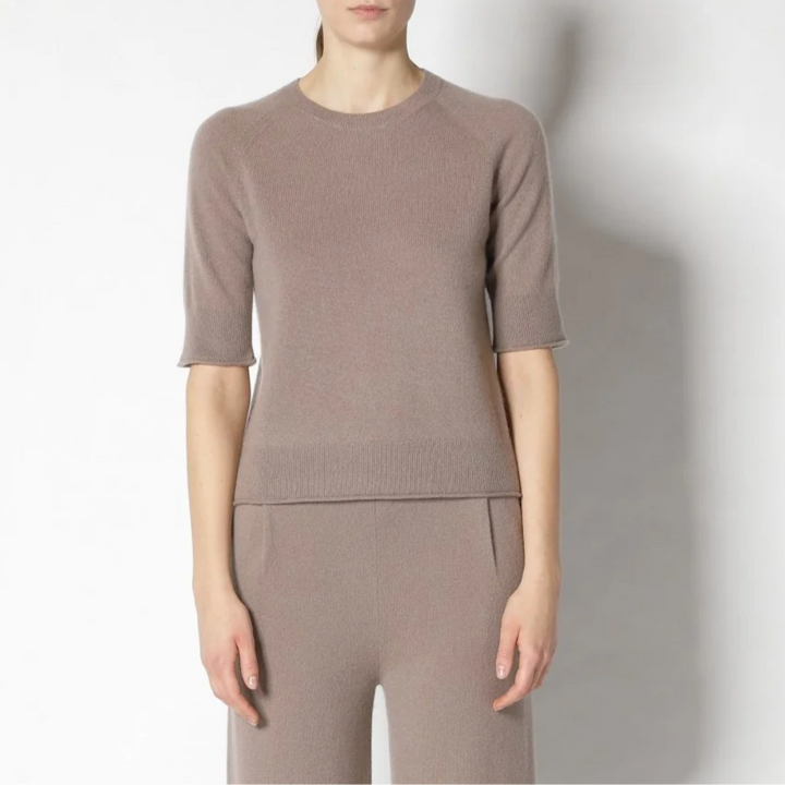 Sminfinity Kurzarm-Pullover aus Kaschmir