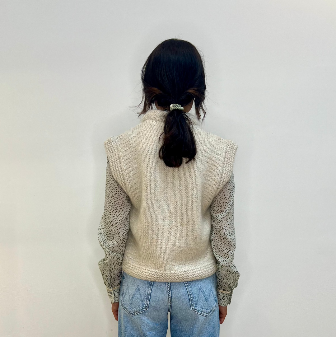 Forte Forte Ärmellose Strickjacke