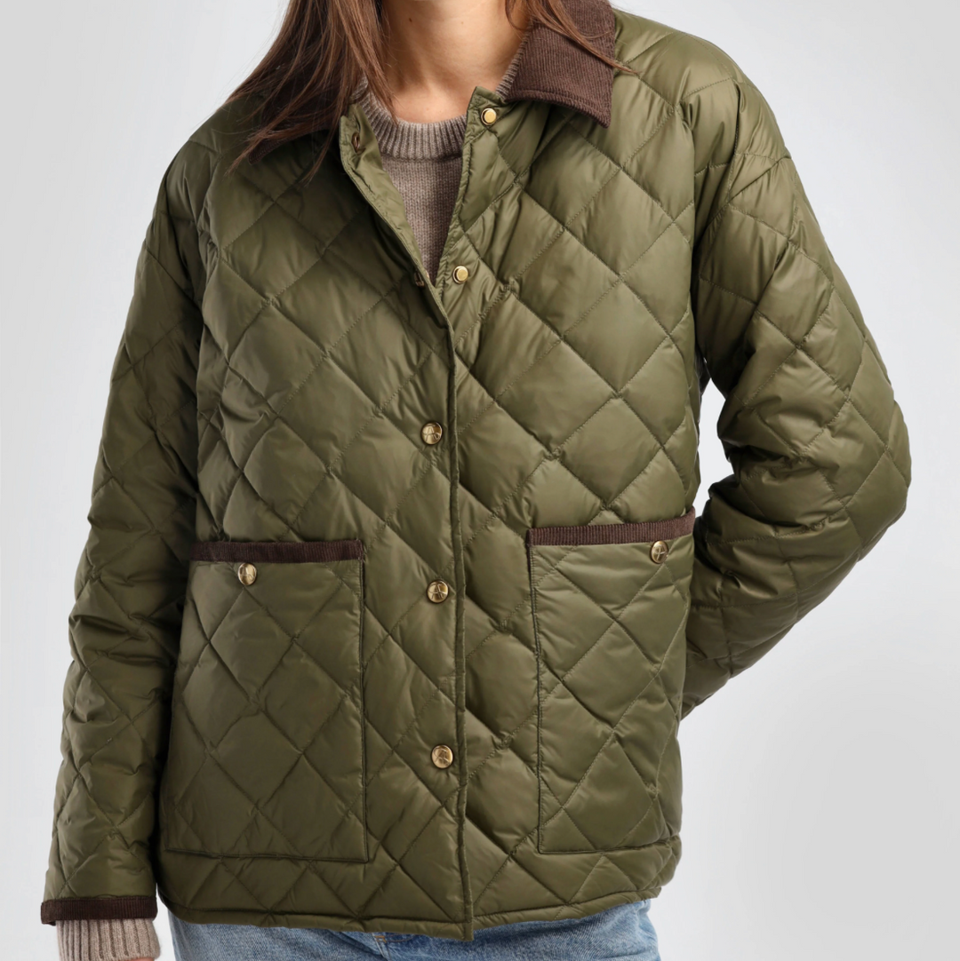 Ladneri Jacke in Oliv