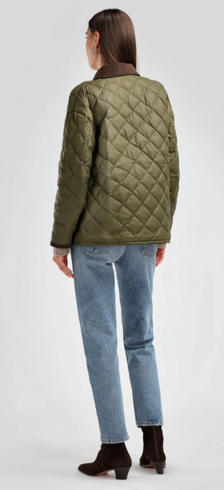 Ladneri Jacke in Oliv